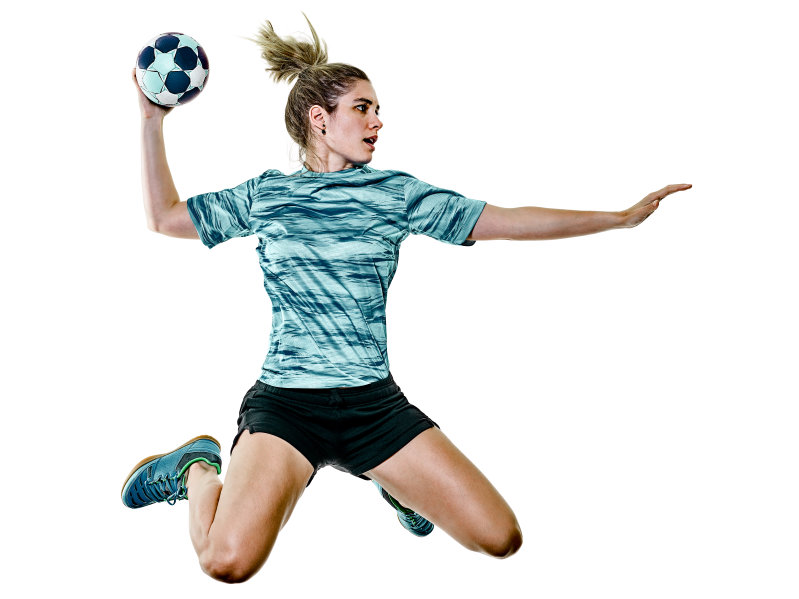 female handball players